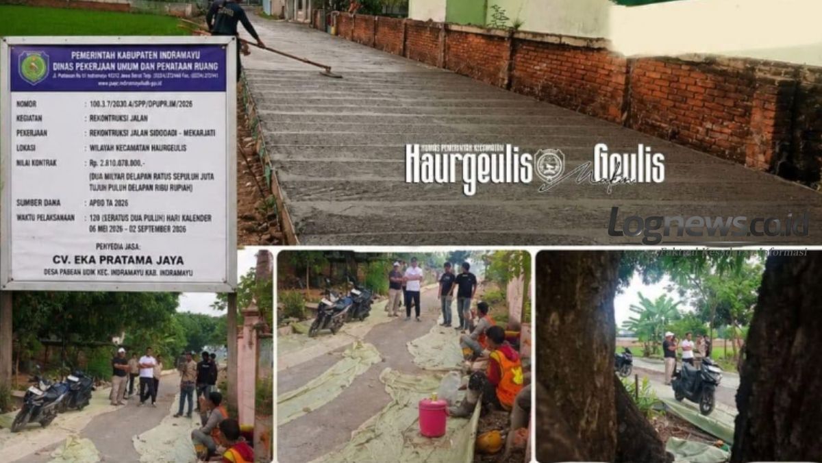 PengecoranDesaSidodadiHaurgeulislognews