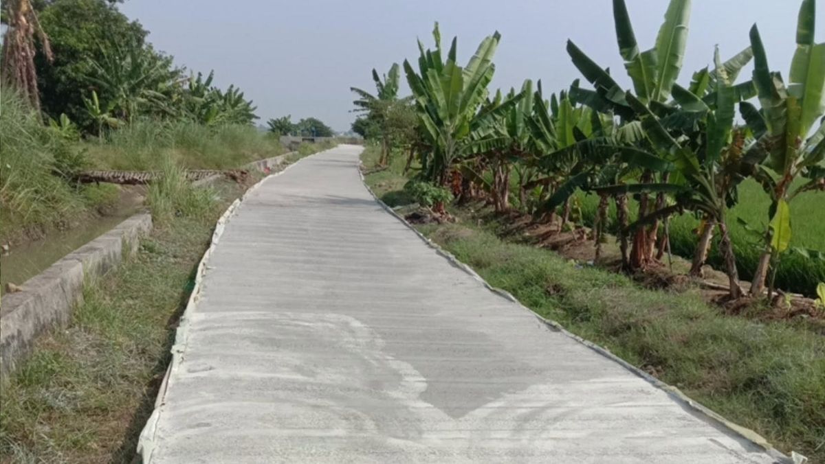 ProgresPembangunanJalanPorosKapringanTegalmulyaKecamatanKrangkengLOGNEWS